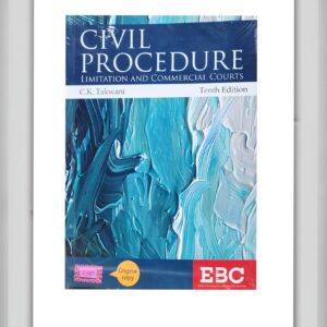 Buy CIVIL PROCEDURE CODE(CPC) TAKWANI | CIVIL PROCEDURE (CPC) | C.K. Takwani | 10th Edition | Best text book |