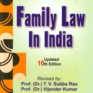 FAMILY LAW IN INDIA BY G C V SUBBA RAO