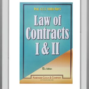 BUY LAW OF CONTRACT SUBBHA RAO | LAW OF CONTRACT I AND II | 2026 |12TH EDITION| BEST TEXT BOOK FOR LAW STUDENTS |