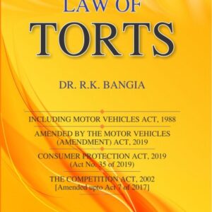 Law Of Torts | Dr R K Bangia | Allahabad Law Agency | 2024 |