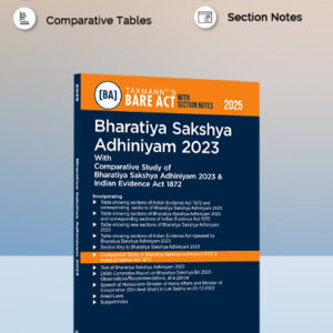 Bharatiya Sakshya Adhiniyam Bare Act | Taxmann | 2023 | Best Bare Act With Comparison Charts |