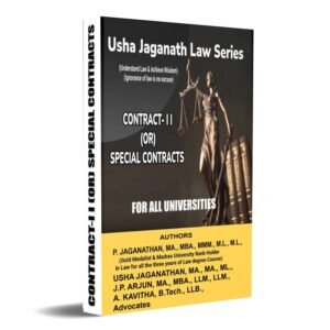 BUY CONTRACT II USHA | SPECIAL CONTRACTS USHA | USHA JAGANATHAN LAW SERIES GUIDE | ALL UNIVERSITY | BEST QUALITY | 1st EDITION |