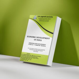 BUY ECONOMIC DEVELOPMENT OF INDIA USHA | USHA JAGANATHAN LAW SERIES GUIDE | KARNATAKA STATE UNIVERSITY | BEST QUALITY | 1st EDITION |