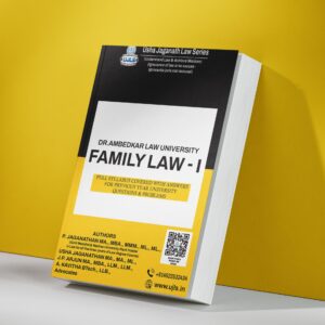 BUY FAMILY LAW I USHA AMBEDKAR | USHA JAGANATHAN LAW SERIES GUIDE | AMBEDKAR UNIVERSITY | BEST QUALITY | 1st EDITION |