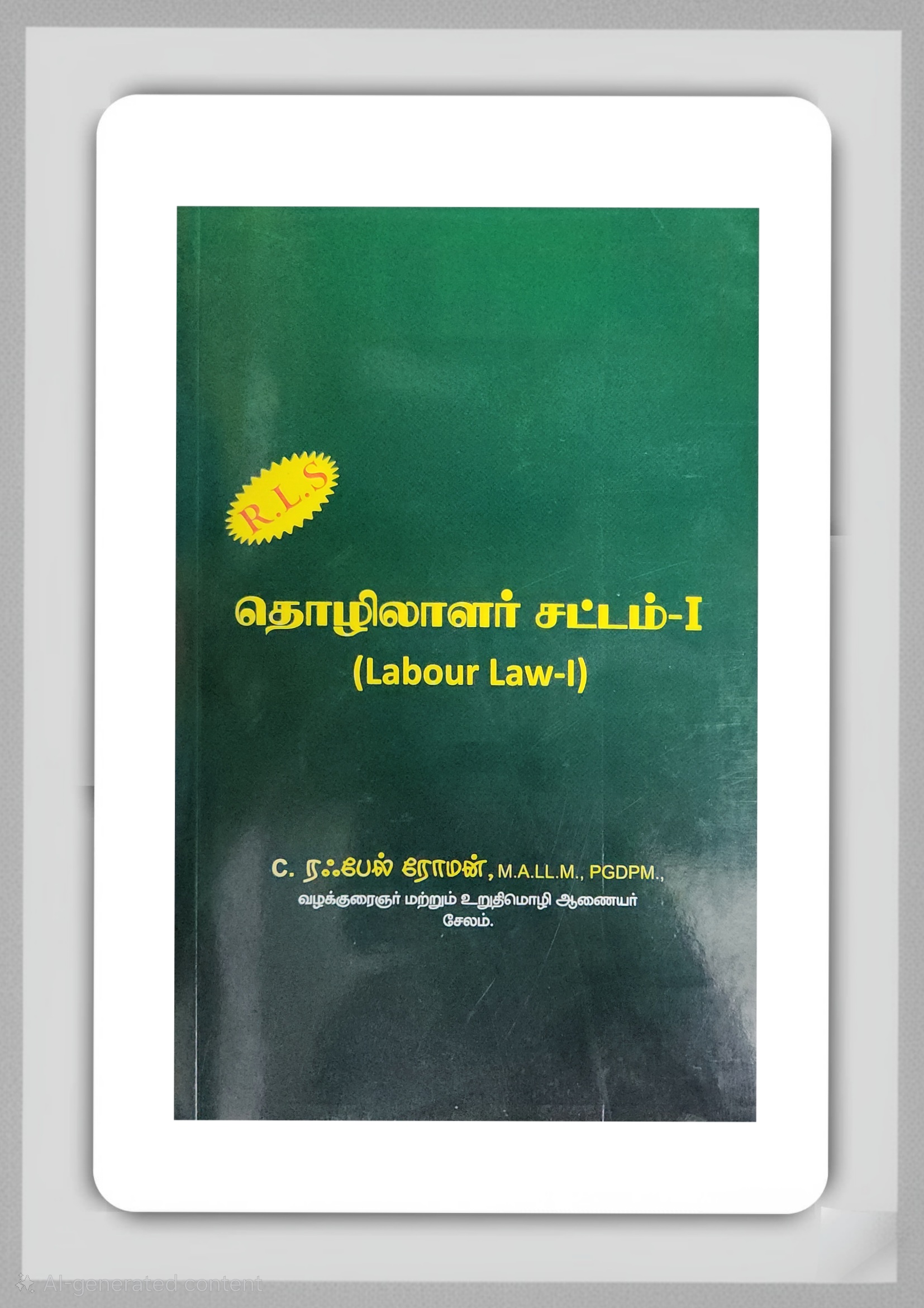 BUY ரஃபேல் ரோமன் தொழிலாளர் சட்டம் I கையேடு guide | LABOUR LAW I RAFEAL ROMAN GUIDE TAMIL | Latest Edition | 2025 | RAFEAL ROMAN GUIDE | BEST TAMIL GUIDE | ரஃபேல் ரோமன் தொழிலாளர் சட்டம் I கையேடு guide LABOUR LAW I RAFEAL ROMAN GUIDE TAMIL