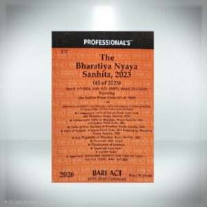 BUY BNS BARE ACT | BNS BARE ACT PROFESSIONAL | BHARATIYA NYAYA SANHITA BARE ACT | LAETST EDITION 2026 | WITH SHORT COMMENTS | PROFESSIONAL BOOK PUBLISHERS | BEST SELLING BARE ACT |