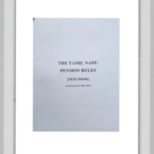 BUY THE TAMILNADU PENSION RULES HARIHARAN | ENGLISH | N A HARIHARAN | BEST GOVERNMENT DEPARTMENTAL EXAM BOOK | BEST BOOK FOR GOVERNMENT PROMOTION EXAM | SAMIROO PUBLISHERS |