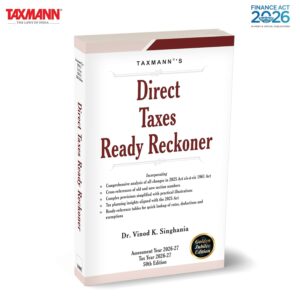 BUY DIRECT TAXES READY RECKONER | DTRR | 2026 | TAXMANN | LATEST EDITION | BEST BOOK |