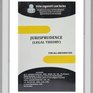 BUY JURISPRUDENCE USHA | 2025 | LATEST EDITION | BEST GUIDE FOR BL LLB STUDNETS | USHA JAGANATHAN LAW SERIES | |
