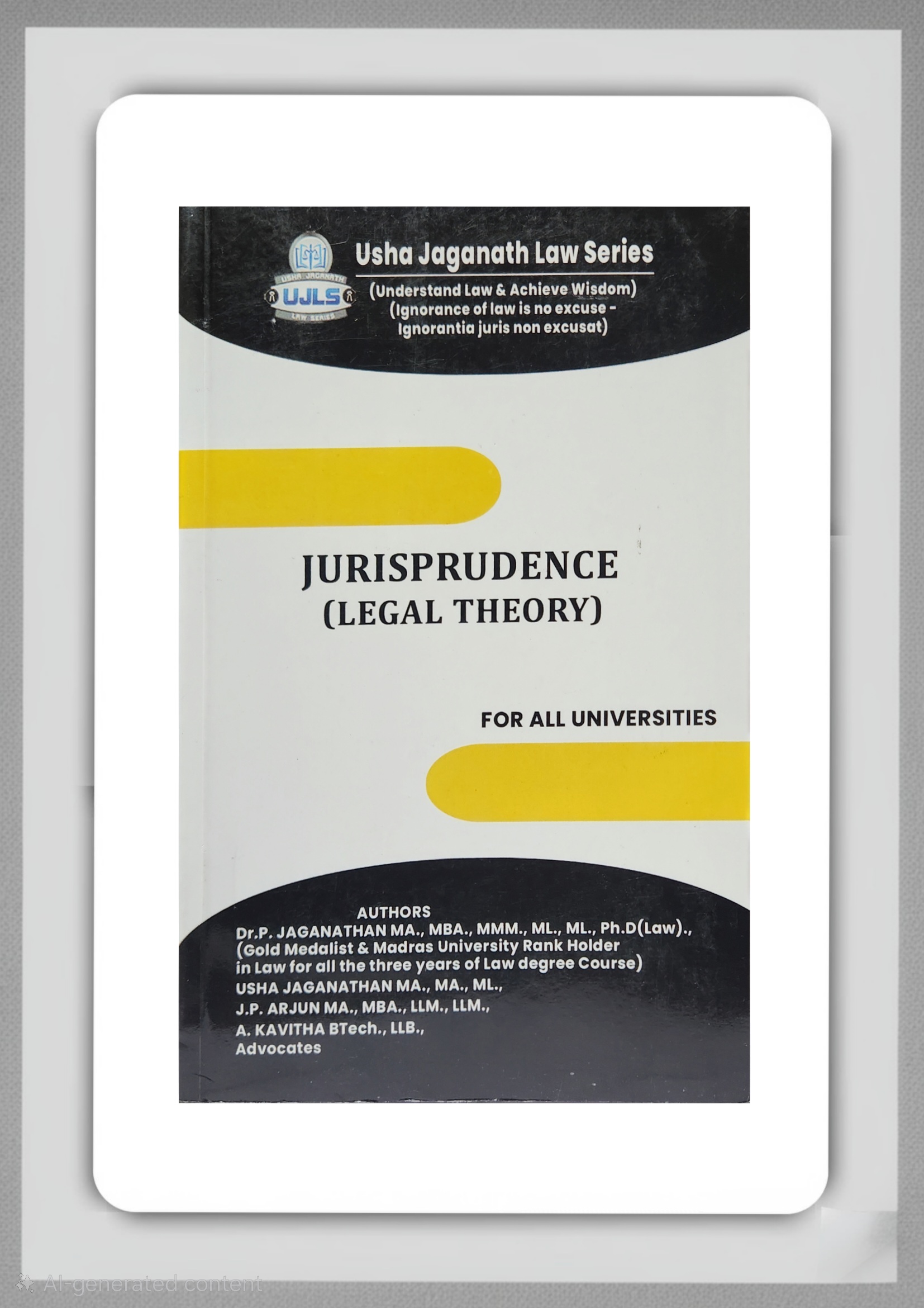 BUY JURISPRUDENCE USHA | 2025 | LATEST EDITION | BEST GUIDE FOR BL LLB STUDENTS | USHA JAGANATHAN LAW SERIES | | BUY JURISPRUDENCE USHA | 2025 | LATEST EDITION | BEST GUIDE FOR BL LLB STUDNETS | USHA JAGANATHAN LAW SERIES | |