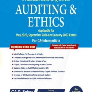 BUY PADHUKAS AUDITING AND ETHICS | PRACTICAL LEARNING SERIES | FOR CA INTERMEDIATE COURSE | COMMERCIAL LAW PUBLISHERS | BEST BOOK FOR CA STUDENTS | 2026 EDITION |