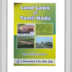 BUY LAND LAWS OF TAMIL NADU CHANDRASEKAR | BEST BOOK FOR LAW STUDENTS AND PROFESSIONALS | LATEST EDITION | C SITARAMAN AND CO | 2026|
