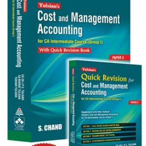 BUY TULSIANS COST AND MANAGEMENT ACCOUNTING | FOR CA INTERMEDIATE COURSE | GROUP I | PAPER 3 | S CHAND PUBLICATION | BEST BOOK FOR CA STUDENTS | 2024 EDITION |