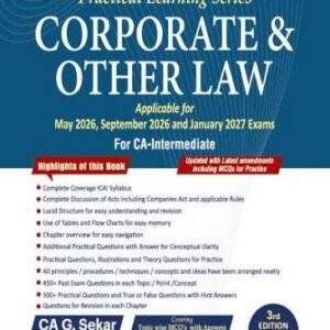 BUY PADHUKAS CORPORATE AND OTHER LAW | PRACTICAL LEARNING SERIES | FOR CA INTERMEDIATE COURSE | COMMERCIAL LAW PUBLISHERS | BEST BOOK FOR CA STUDENTS | 2026 EDITION |